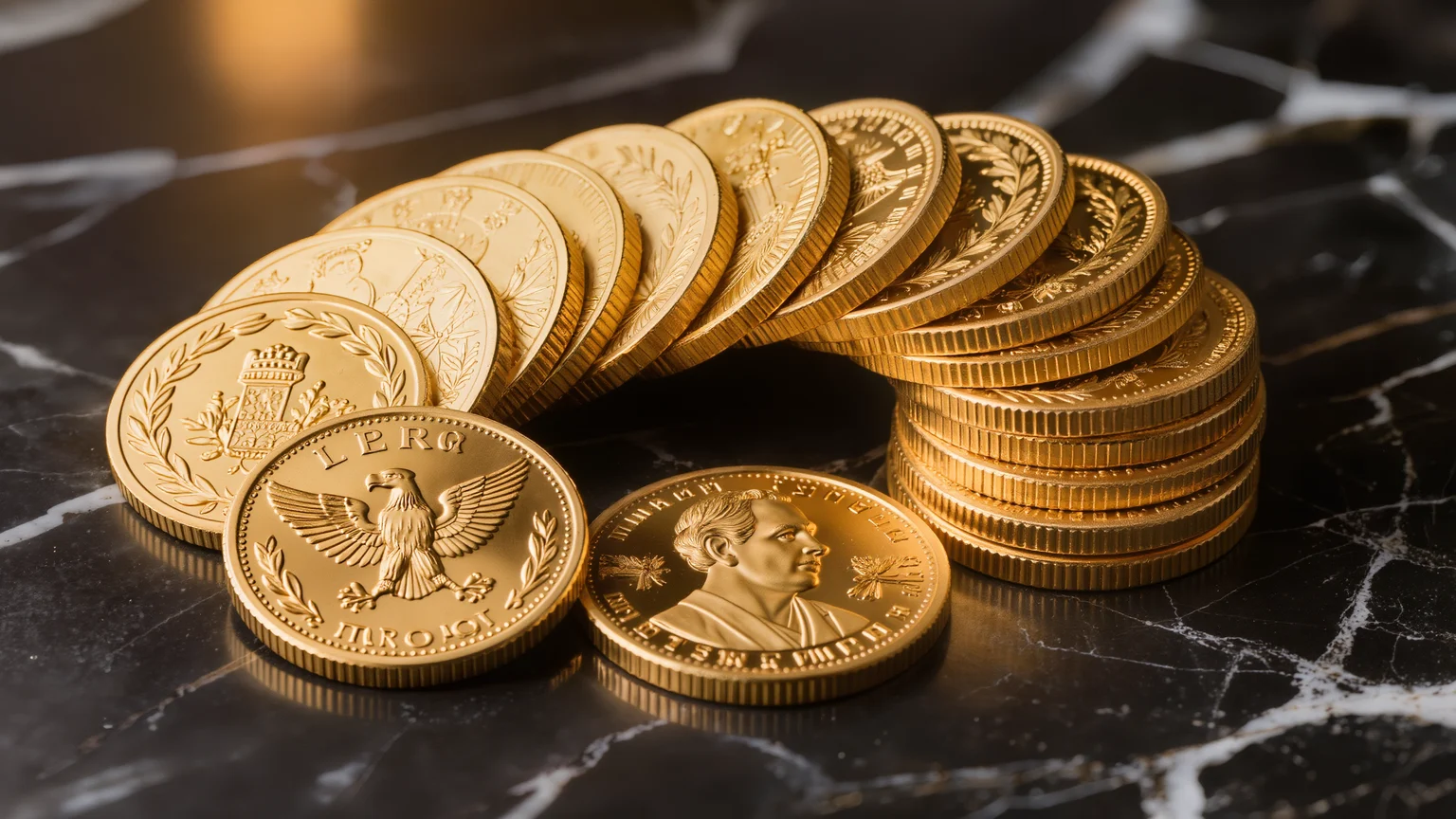 9 goldmuenzen besonders haeufig gehandelt werden